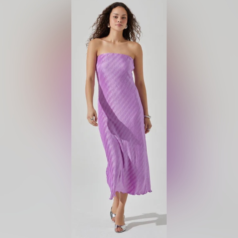 NWT Astr the Label Purple Strapless dress  for Cocktail Night Out